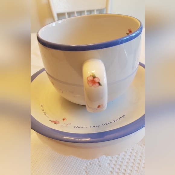 Disney Simply Pooh WinnieThe Pooh  Large Cup Mug Saucer Set - Picture 4 of 12